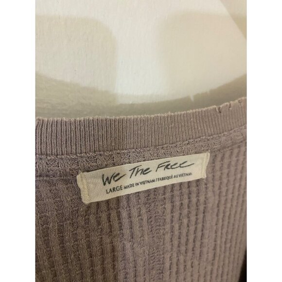 We The Free Women's Thermal Autumn Knit Long Sleeve Sweater - Large - Picture 2 of 13